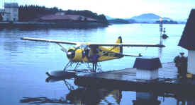 Float plane in Sitka
