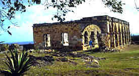 Fort ruin on Shirley Heights