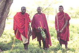 Maasai near Ngorongoro Crater