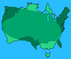 Australia/U.S. area comparison