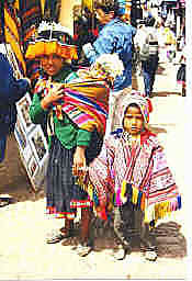 Girls at Pisac market