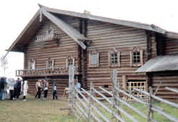 House at the outdoor museum on Khizi Island