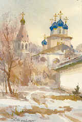 Kolomenskoye watercolor