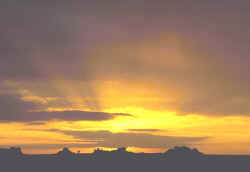 Sunrise over a Serengeti kopje