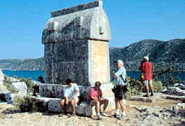 Lycian tombs at Simena